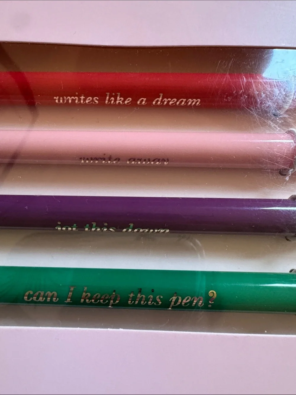 Kate Spade Preppy “Write Away” Felt Tip Pen Set Black Ink NWT